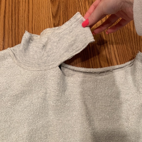 RTA langley metallic terry sweatshirt - Picture 3 of 5